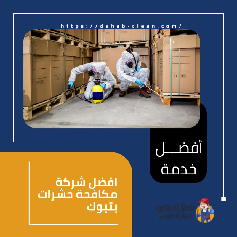 افضل شركة مكافحة حشرات بتبوك